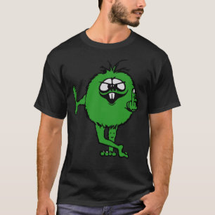 Camiseta Pássaro dos Sacudir de Cara Verde - 70S Retroativo