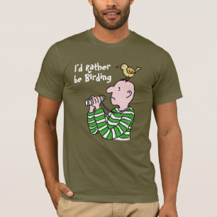 Camiseta Pássaro e Pássaro da Caricatura