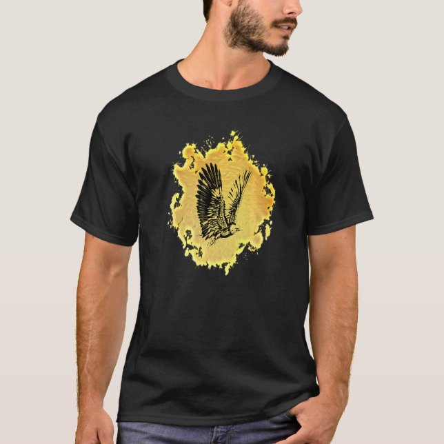 Camiseta Pássaro Eagle Motif Da Pia 2 (Frente)