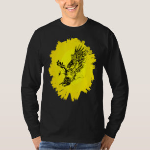 Camiseta Pássaro Eagle Motif De Pica Garra Aves Animais