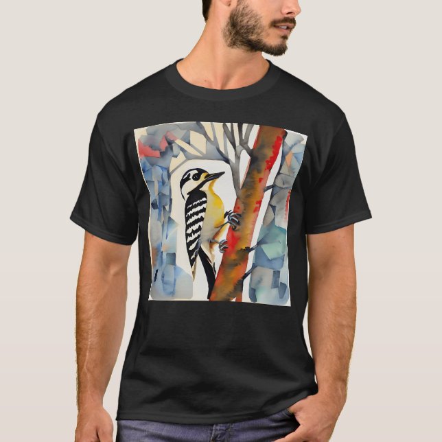 Camiseta Pássaro em uma plantação de árvore (Frente)