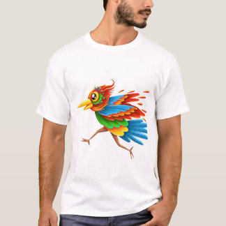 Camiseta Pássaro engraçado