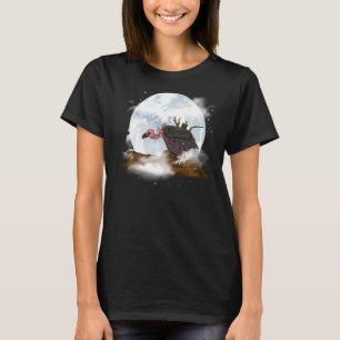 Camiseta Pássaro Escavador à Lua Cheio Ruppels Griffon