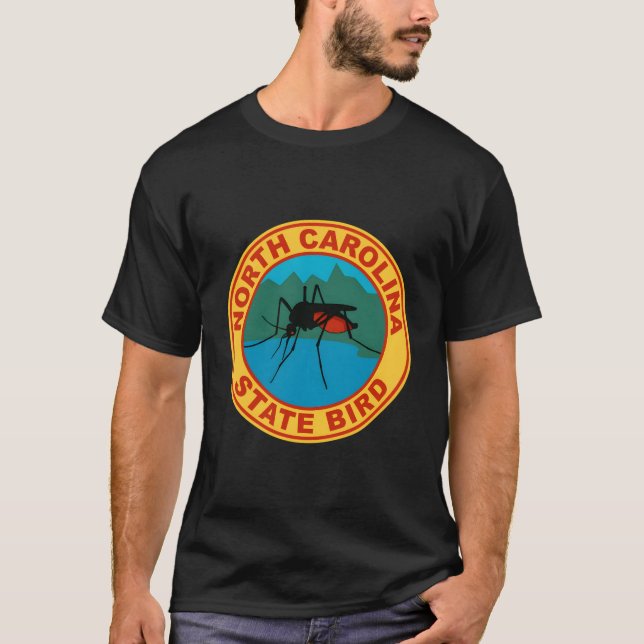 Camiseta Pássaro Estadual Funny North Carolina (Frente)