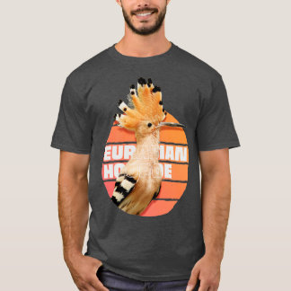 Camiseta Pássaro Eurasiano Hoopoe