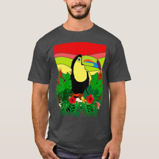 Camiseta Pássaro Exótico Passando Pássaro Vigiando Ornitolo