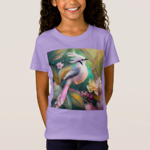 Camiseta Pássaro Fantasia Branca - Blush Tail Jay