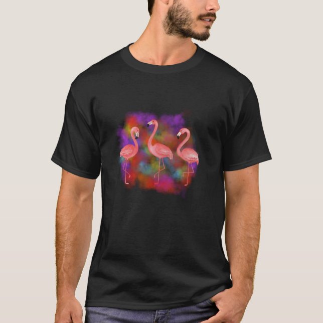 Camiseta Pássaro Flamingo Flamingo Cute (Frente)