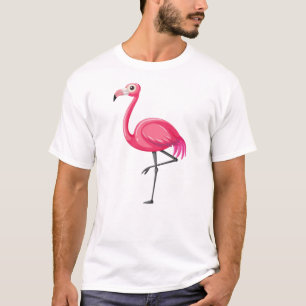 Camiseta Pássaro Flamingo rosa-89686