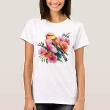 Passaro Flor Rosa