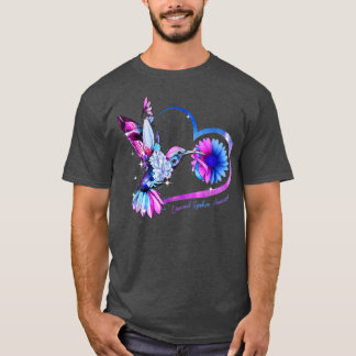 Camiseta Pássaro Humino Roxo Púrpura Azul Fita Emanuel S