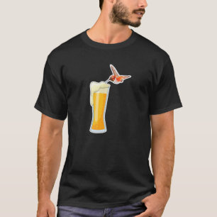 Camiseta Pássaro Hummingbird Beer Beer Beer Spirit Animal H