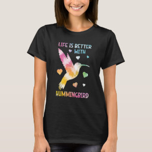 Camiseta Pássaro Hummingbird Observando Pássaro Pássaro Pás