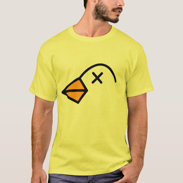 Camiseta pássaro inoperante (Frente)