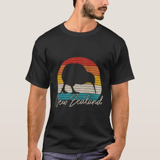 Camiseta Pássaro Kiwi da Nova Zelândia (Frente)