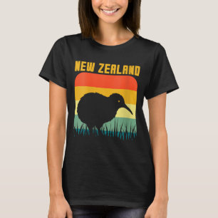 Camiseta Passaro kiwi feminino nz viagem nova zelândia nova