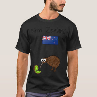 Camiseta Pássaro Kiwi, Sinalizador da Nova Zelândia
