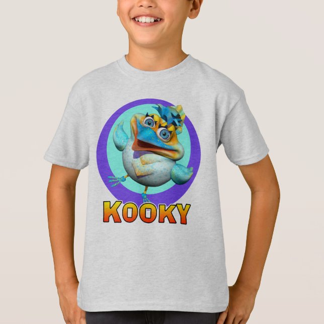 Camiseta Pássaro Kooky de GiggleBellies (Frente)