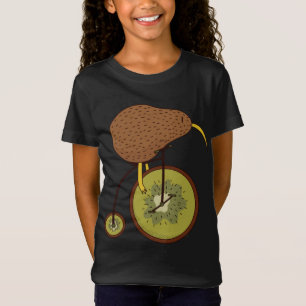 Camiseta Pássaro Legal de Kiwi na Design de Fruta de Kiwi