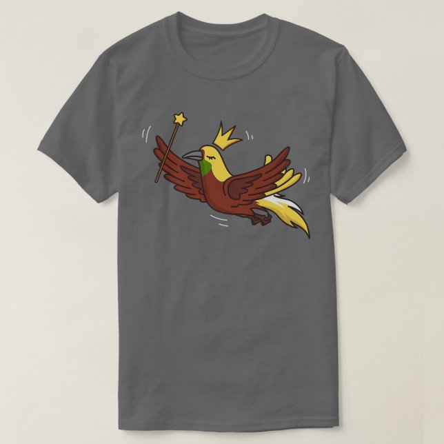 Camiseta Pássaro Leiteiro da Feira de Aves Místicas da Vida (Frente do Design)