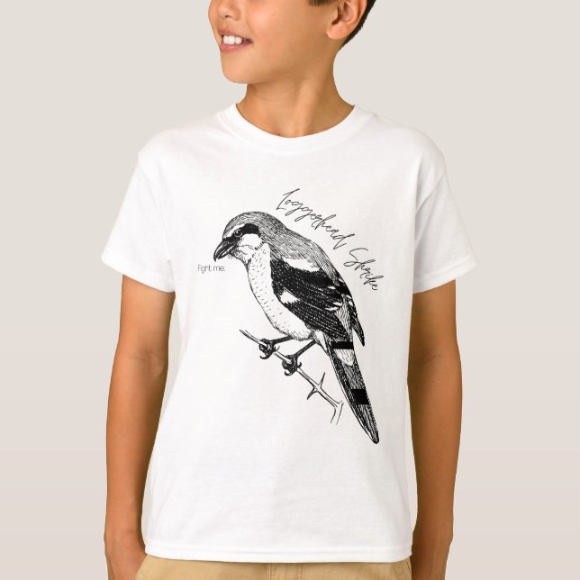 Camiseta Pássaro Loggerhead Shrike (Frente)