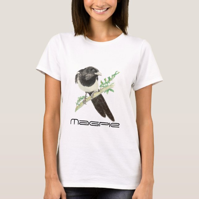 Camiseta Pássaro Mágico Fofo, Aves, Natureza, Vida Selvagem (Frente)