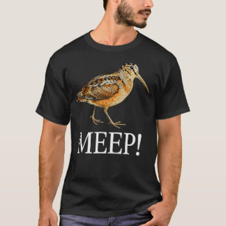 Camiseta Pássaro Meep Meme Pássaros Observando Narceja-amer