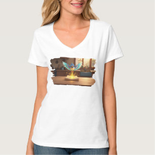 Camiseta Pássaro Mensageiro Real – Carta do Príncipe Enfeit