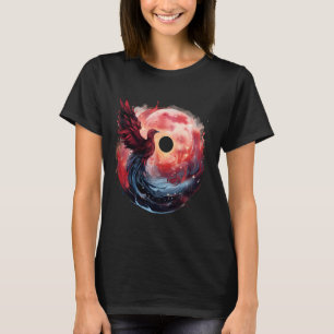 Camiseta Pássaro Mítico Fênix Fogo Fênix Pássaro Fogo R