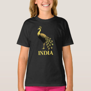 Camiseta Pássaro Nacional de Peacock India