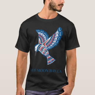 Camiseta Pássaro Nativo Americano Half Moon Bay Kingfisher