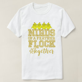 Camiseta Pássaro Nerd Pássaros Engraçados de uma Pena Se Re