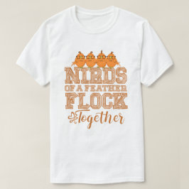 Camiseta Pássaro Nerd Pássaros Engraçados de uma Pena Se Re