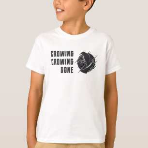 Camiseta Pássaro Observando Crowing Ficou Engraçado Obser