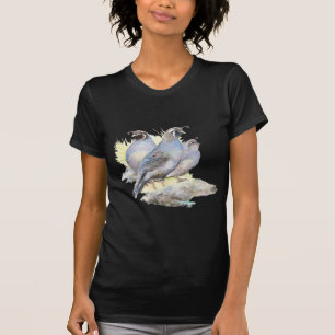 Camiseta Pássaro original das codorniz de Califórnia da