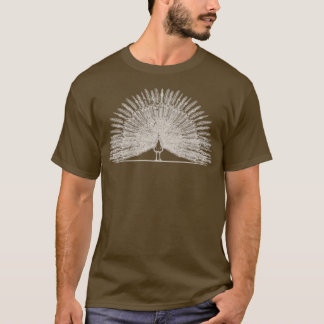 Camiseta Pássaro Ornamental, Índia Animal Peacock