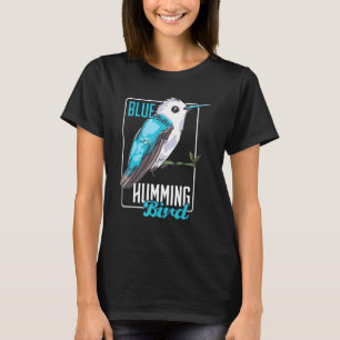 Camiseta Pássaro Pássaro de Humming Azul