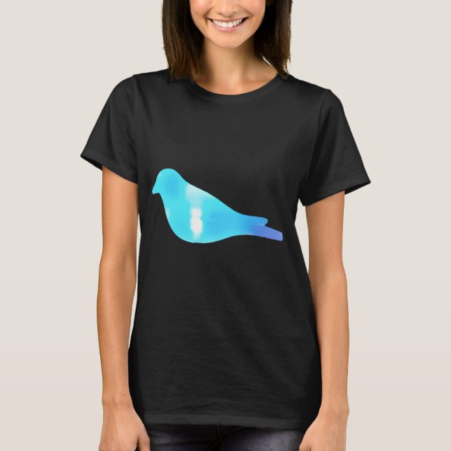 Camiseta pássaro, pássaro mágico (Frente)