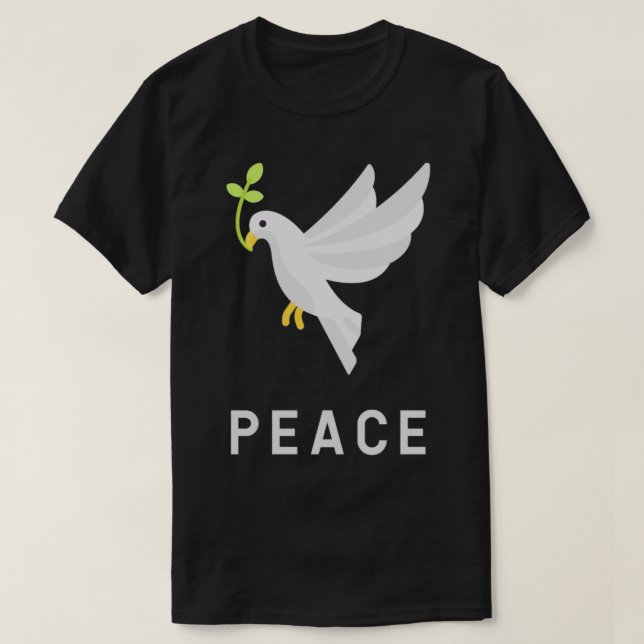 Camiseta Pássaro Pássaro Voando Liberdade Paz (Frente do Design)