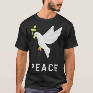 Camiseta Pássaro Pássaro Voando Liberdade Paz