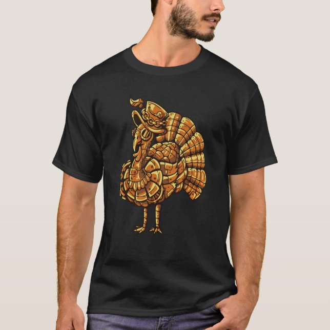 Camiseta Pássaro pavão-pavão-vintal (Frente)