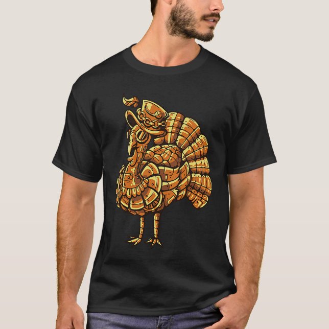 Camiseta Pássaro pavão-pavão-vintal (Frente)