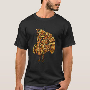 Camiseta Pássaro pavão-pavão-vintal