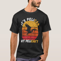 Pássaro Pelicano é Tropical Pelican Vintage Sunset