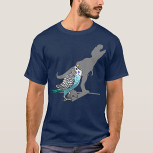Camiseta Pássaro Pet Pet do Orçamento Sombra do TRex Budg