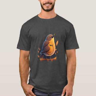 Camiseta Pássaro Pet Proprietário de Pássaros Mãe Abraçando