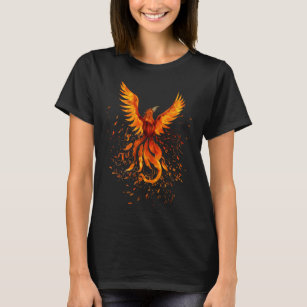 Camiseta Pássaro Phoenix Ascensão