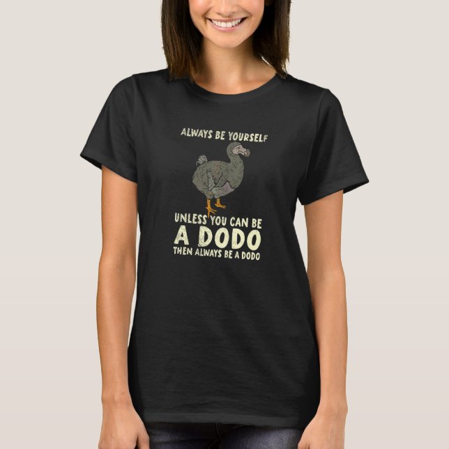 Camiseta Pássaro Pré-Histórico Dodo (Frente)