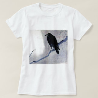 Camiseta Pássaro preto do corvo