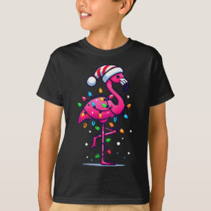Camiseta Pássaro Rosa Tropical Engraçado Natal Em Julho Fes